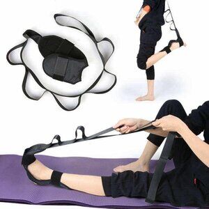 Yoga Stretch Strap Improves Strength Relief to Heel Spurs, Calf, Thigh Hip1 pack